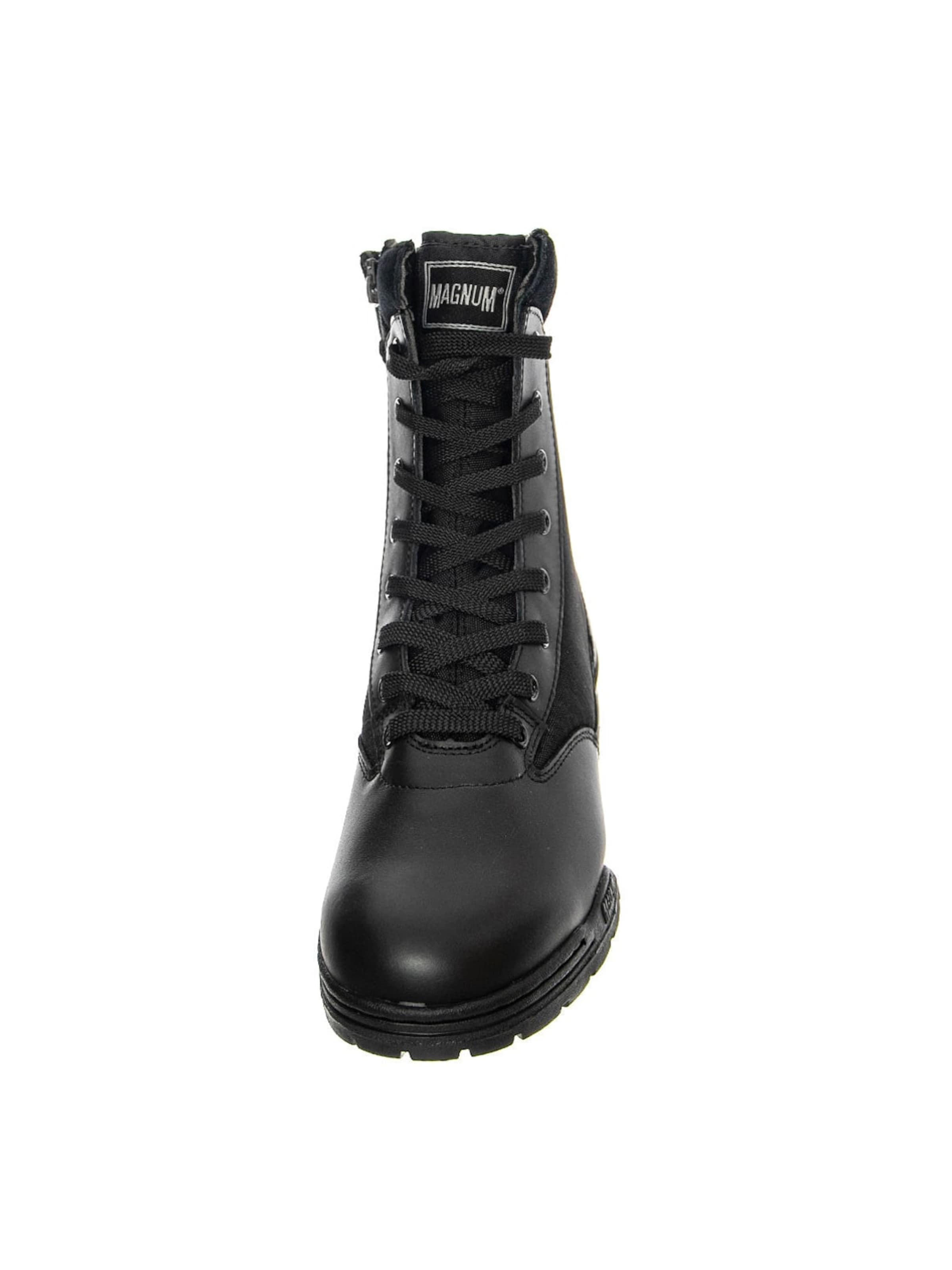 MAGNUM Lace-up boot 'CLASSIC W/ZIP BLACK' in Black