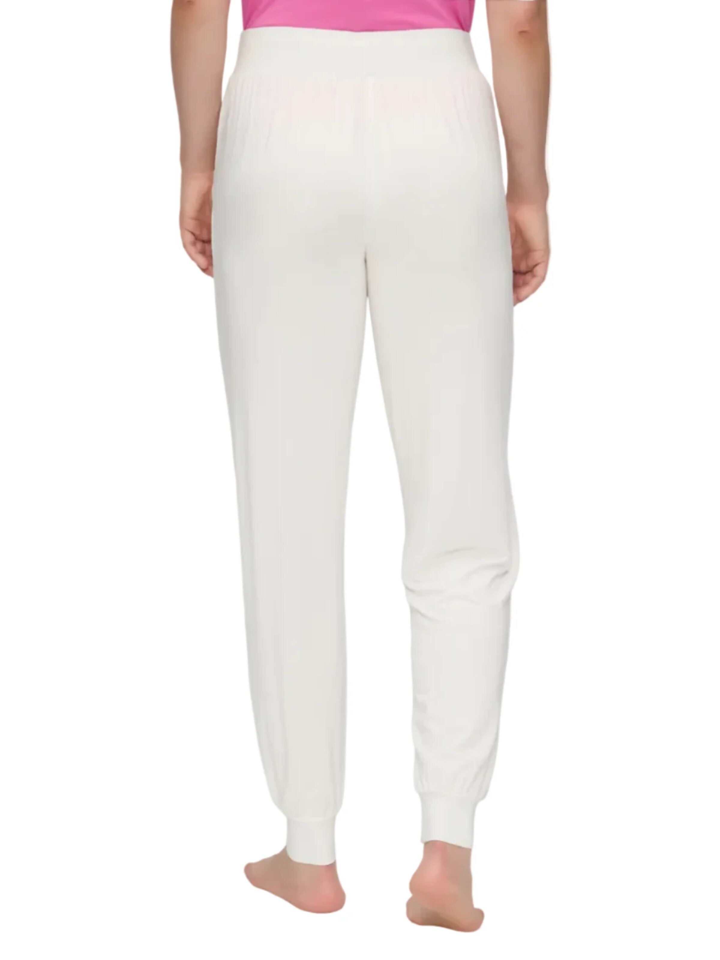 CURARE Yogawear Tapered Sporthose 'Yogahose Wide -  White'‌‌‌‌ in Weiß
