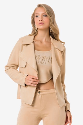 CIPO & BAXX Between-Season Jacket in Beige: front