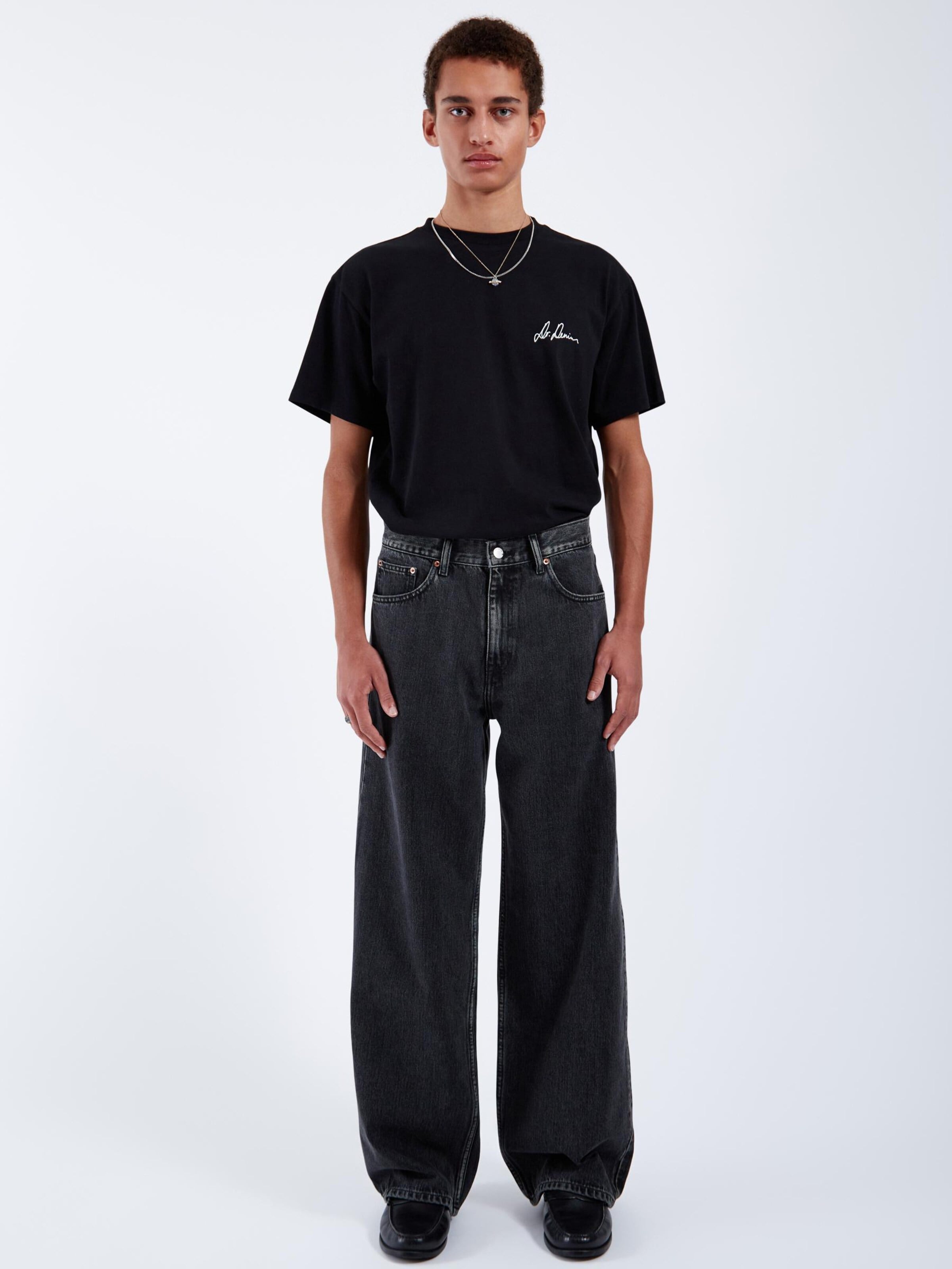 Dr. Denim Baggy Jeans 'Cormac Baggy Jeans' in Zwart: voorkant