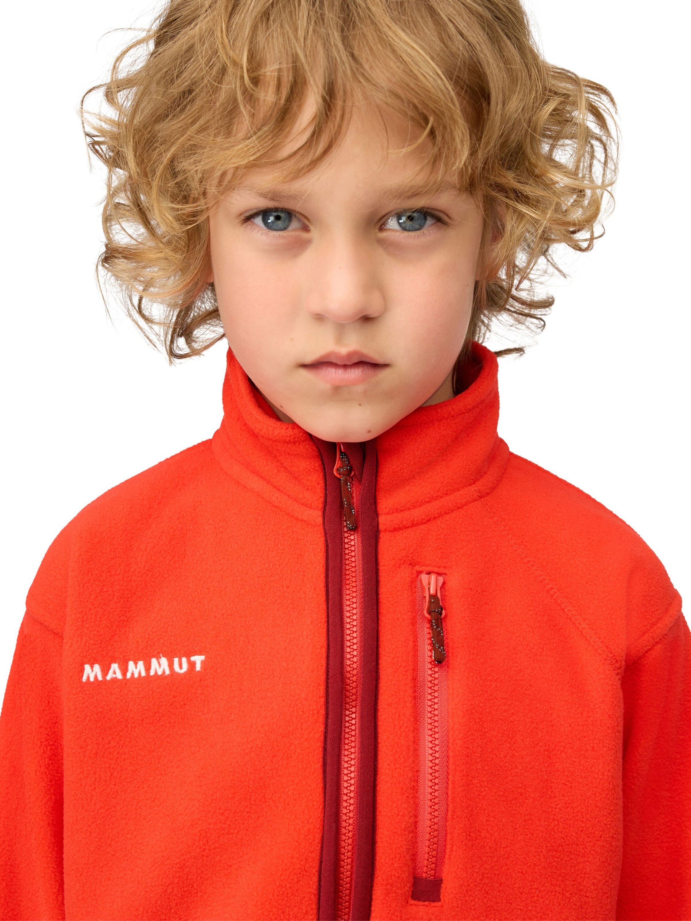 MAMMUT Athletic Fleece Jacket 'Waymarker' in Red