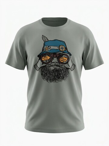 karlskopf Shirt 'WANDERER' in Grey: front