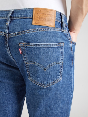LEVI'S ® Slimfit Jeans '511' i blå