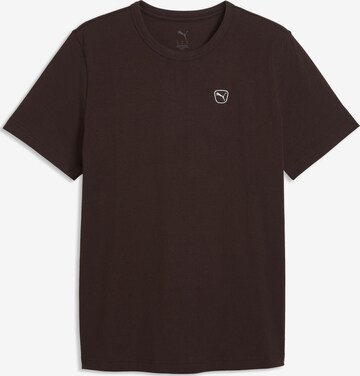 PUMA Shirt 'Essentials' in Brown: front