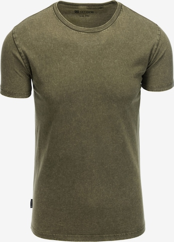 Ombre Shirt 'S1638' in Green: front