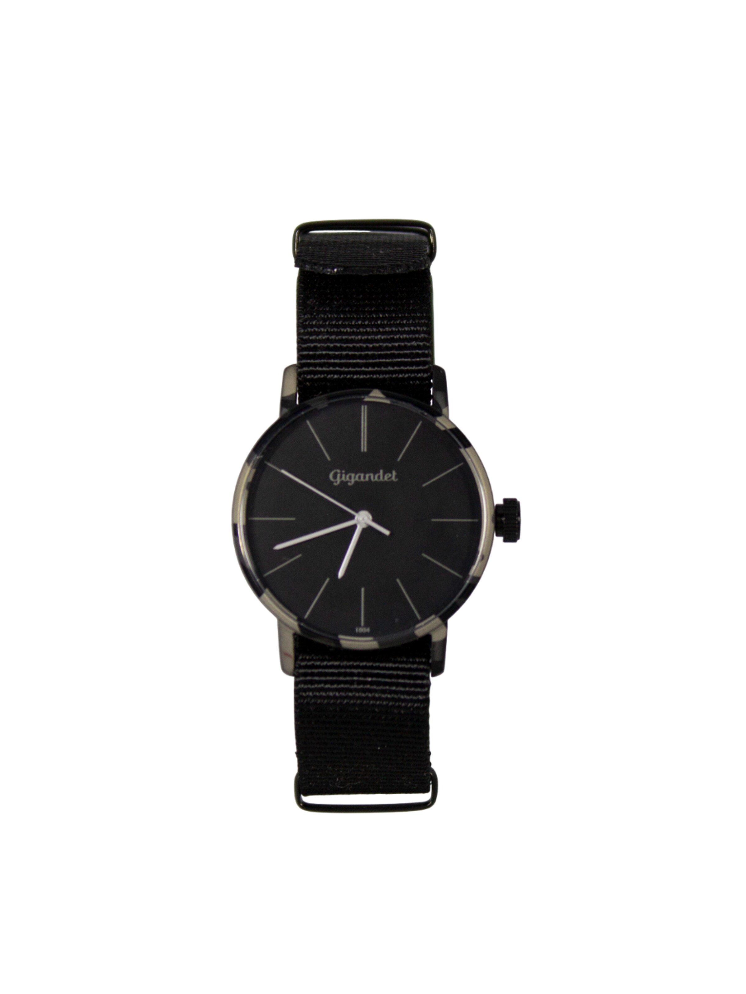 Gigandet Analog Watch 'MINIMALISM' in Black: front