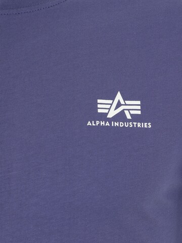 purpurinė ALPHA INDUSTRIES Marškinėliai