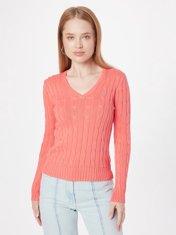 Polo Ralph Lauren Pullover 'KIMBERLY' in Rot: predná strana