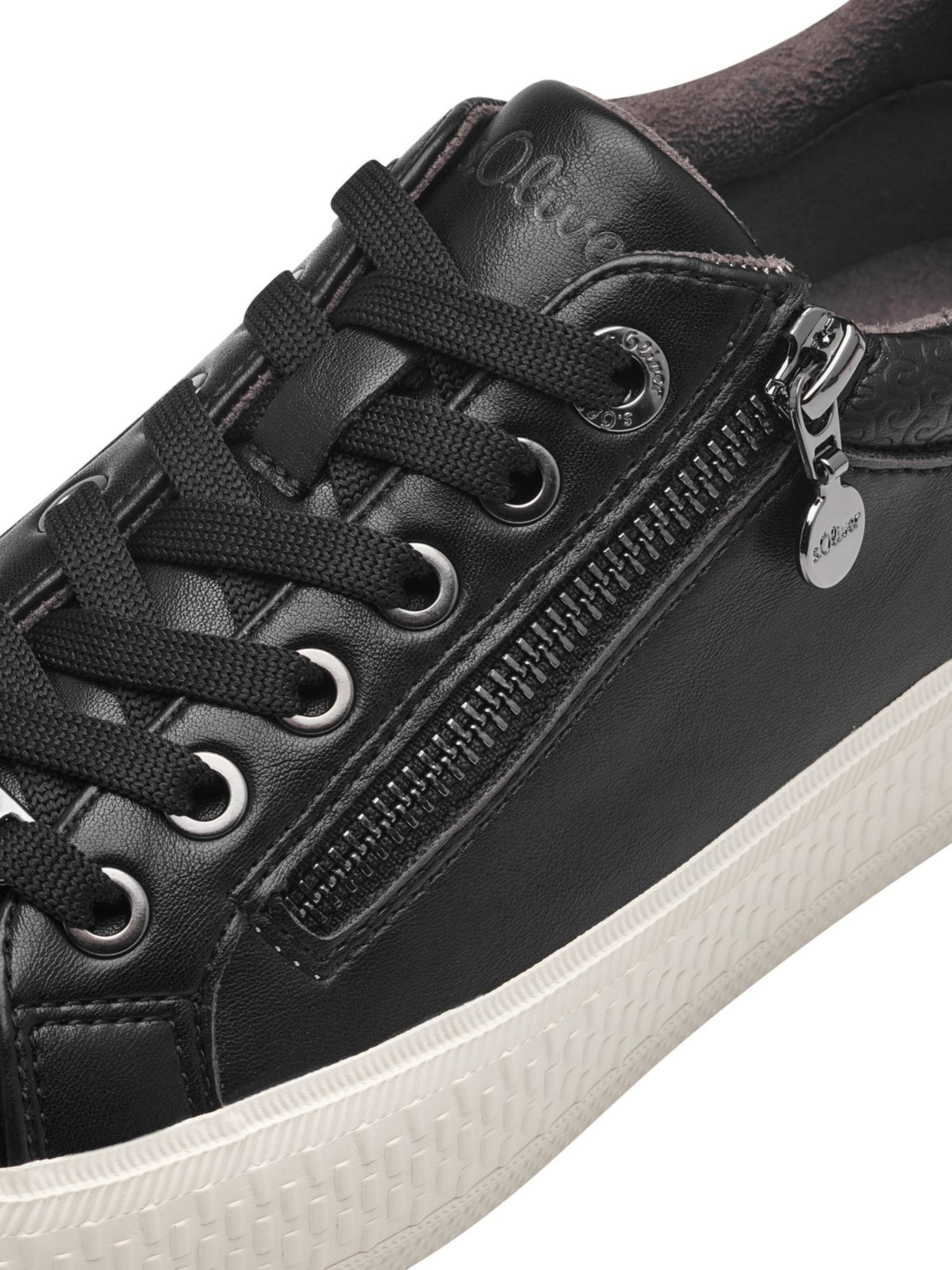 s.Oliver Sneaker in Schwarz
