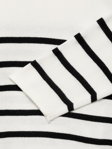 Pull-over 'MARINA' MANGO TEEN en blanc