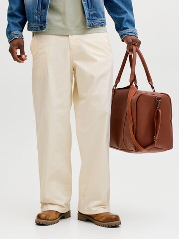 Baggy Pantalon JACK & JONES en blanc : devant