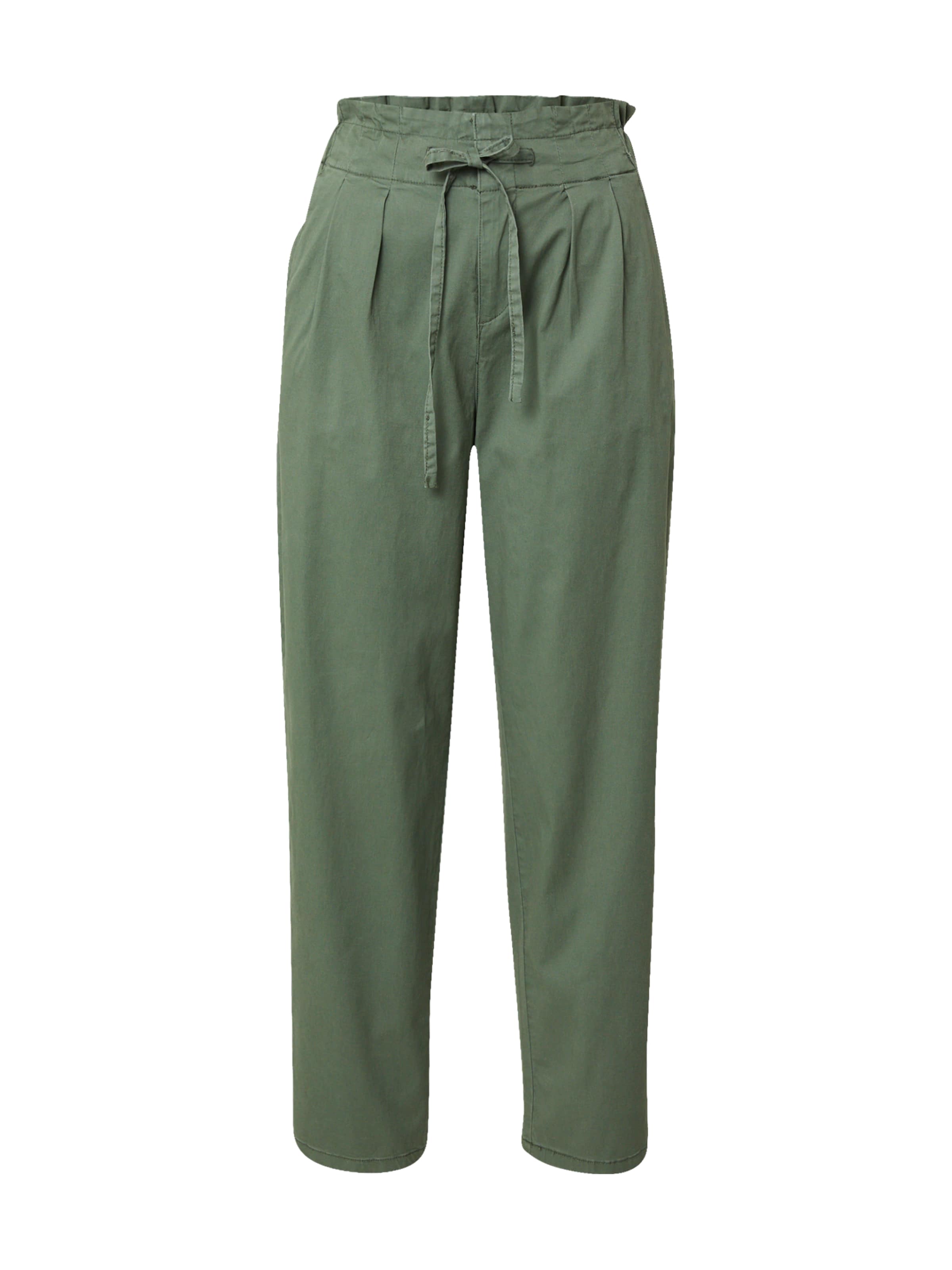 VERO MODA - Loosefit Pantalón 'Evany' en verde: frente