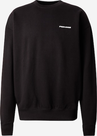 Sweat-shirt Pegador en noir : devant