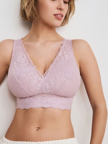 Sutien de tricou Sutien de la Next pe roz: față