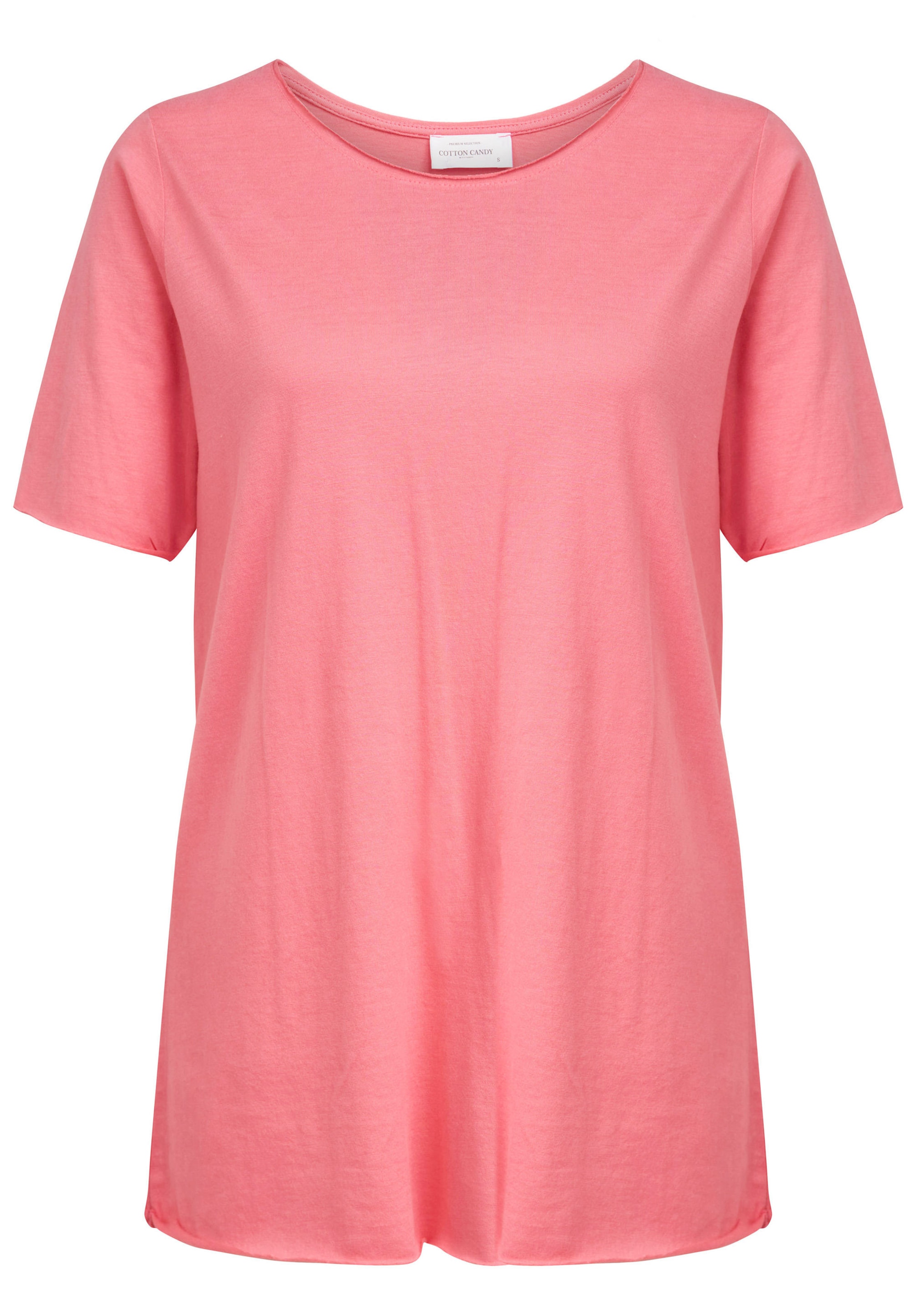 Frauen Shirts & Tops Cotton Candy T-Shirt 'PEGGY' in Pink - CU98739
