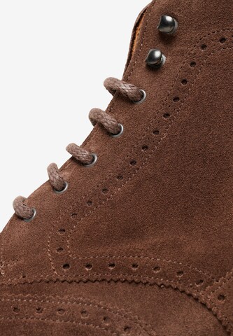 Henry Stevens Lace-Up Boots 'Winston FBDB' in Brown