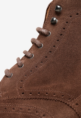 Henry Stevens Lace-Up Boots 'Winston FBDB' in Brown