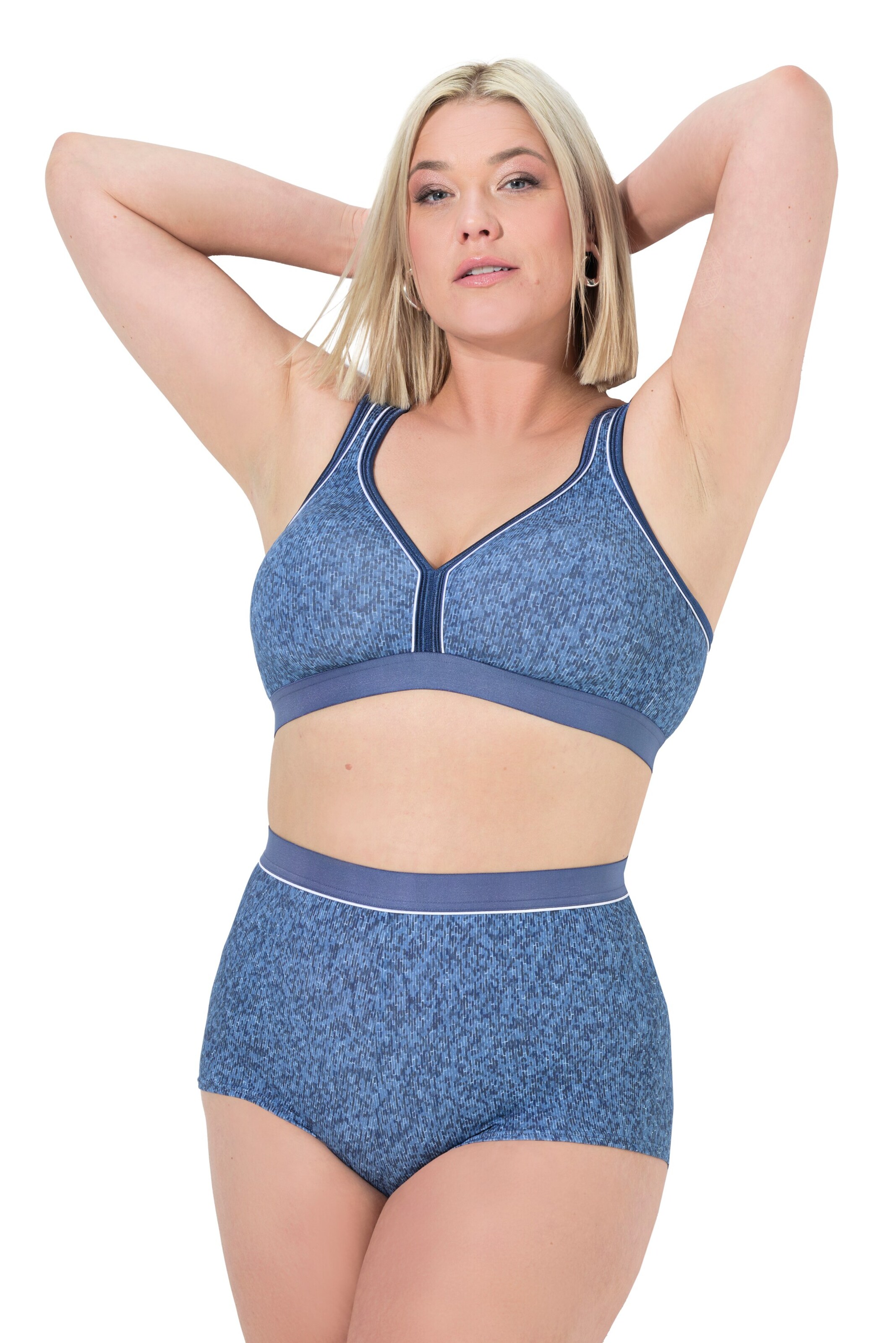 Ulla Popken Slip in Blau: Vorderseite