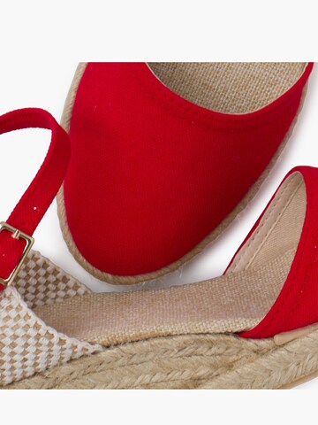 Pisamonas Sandale‌‌ in Rot