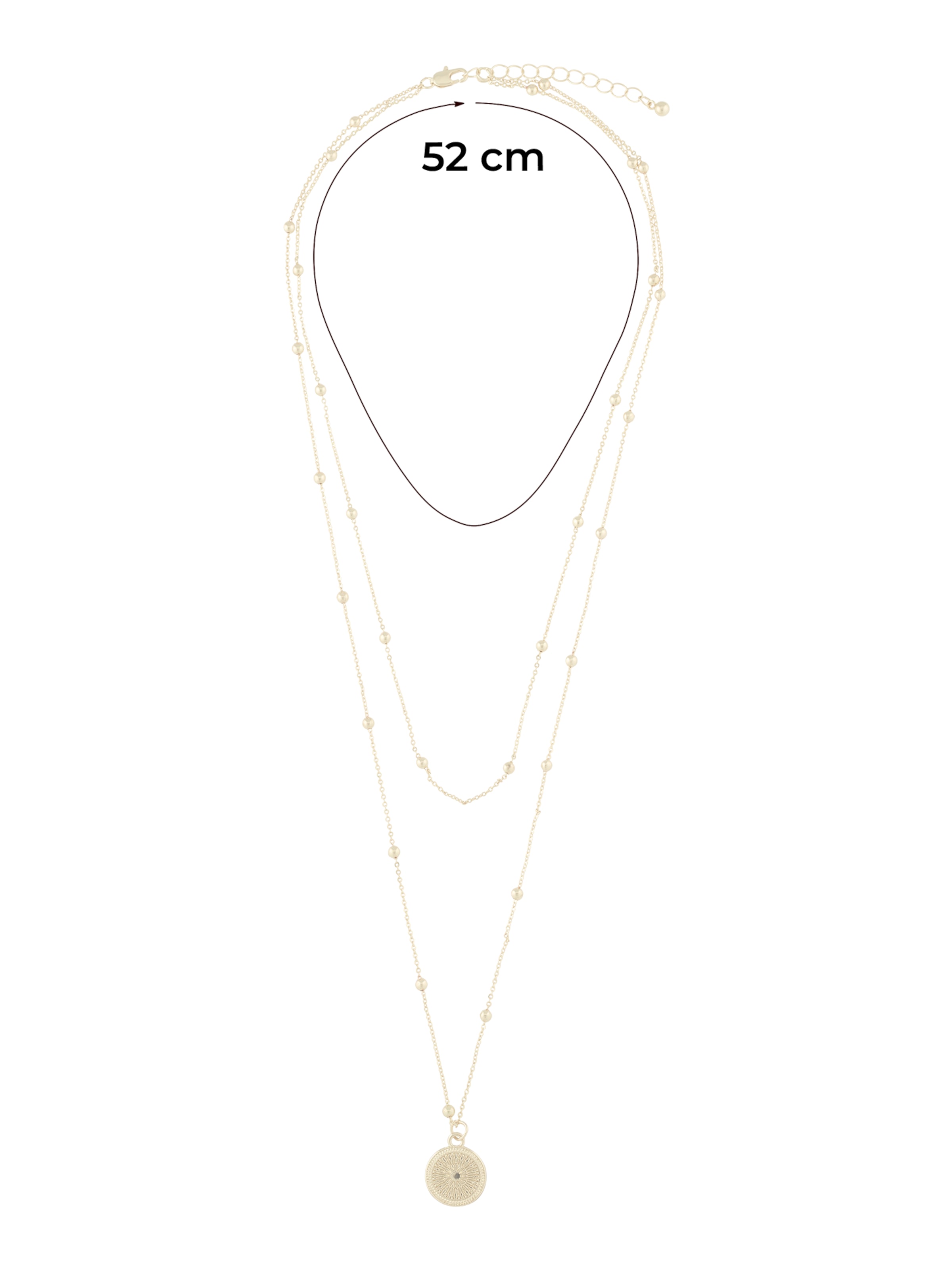 PIECES Αλυσίδα 'PCSANE' σε χρυσό