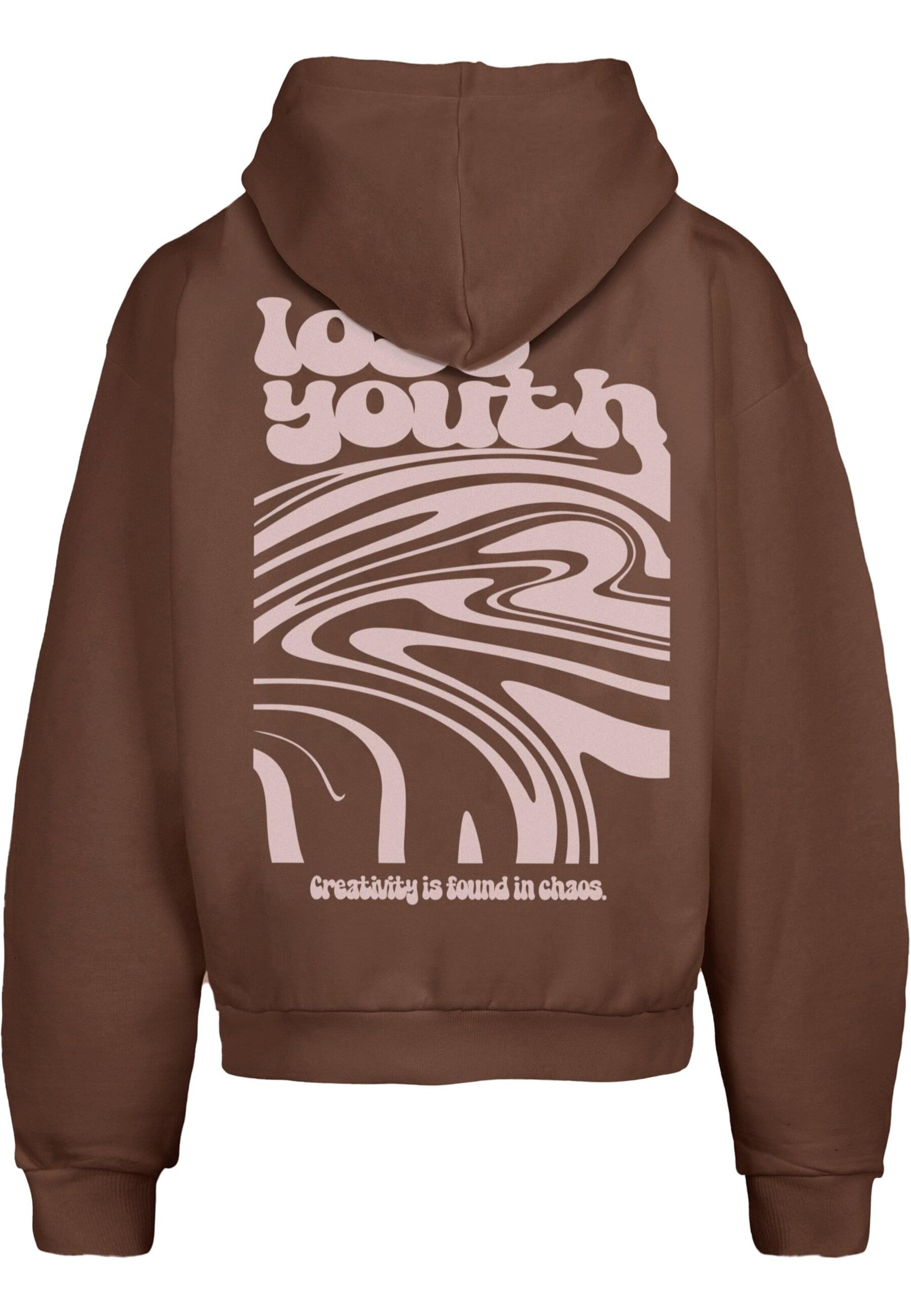 Lost Youth Sweatshirt 'Chaos Flow' in Bruin
