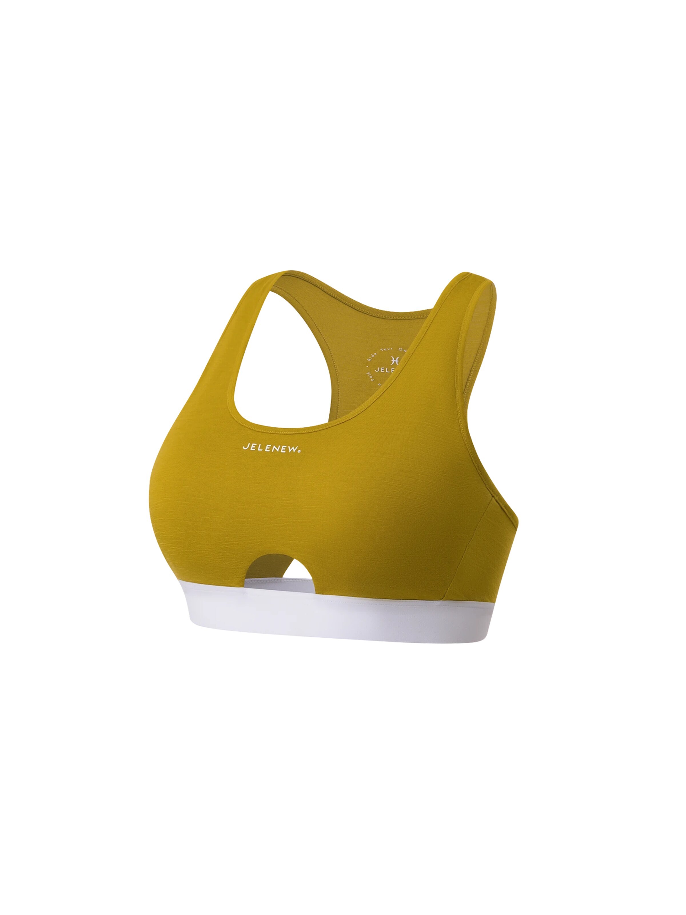 Classique Soutien-gorge de sport 'Merino Wool Sports Bra' Jelenew en jaune
