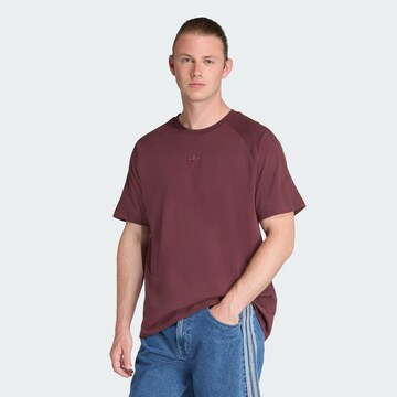ADIDAS ORIGINALS T-Shirt 'Premium Essentials' in Rot: Vorderseite