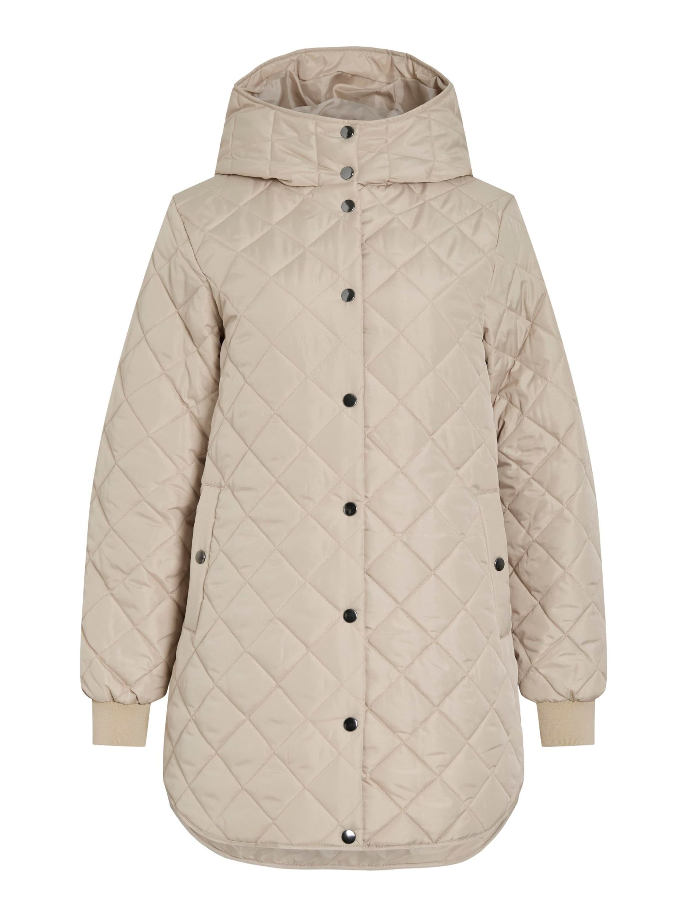 VILA Overgangsfrakke i beige: forside