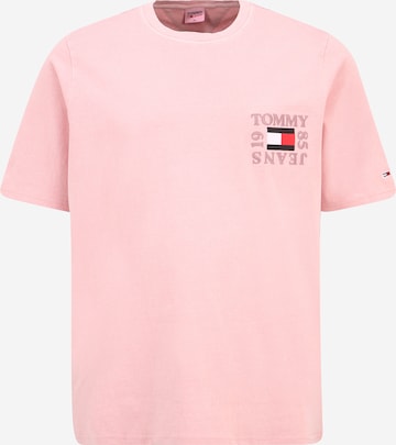 Tommy Jeans Plus T-Shirt in Pink: front