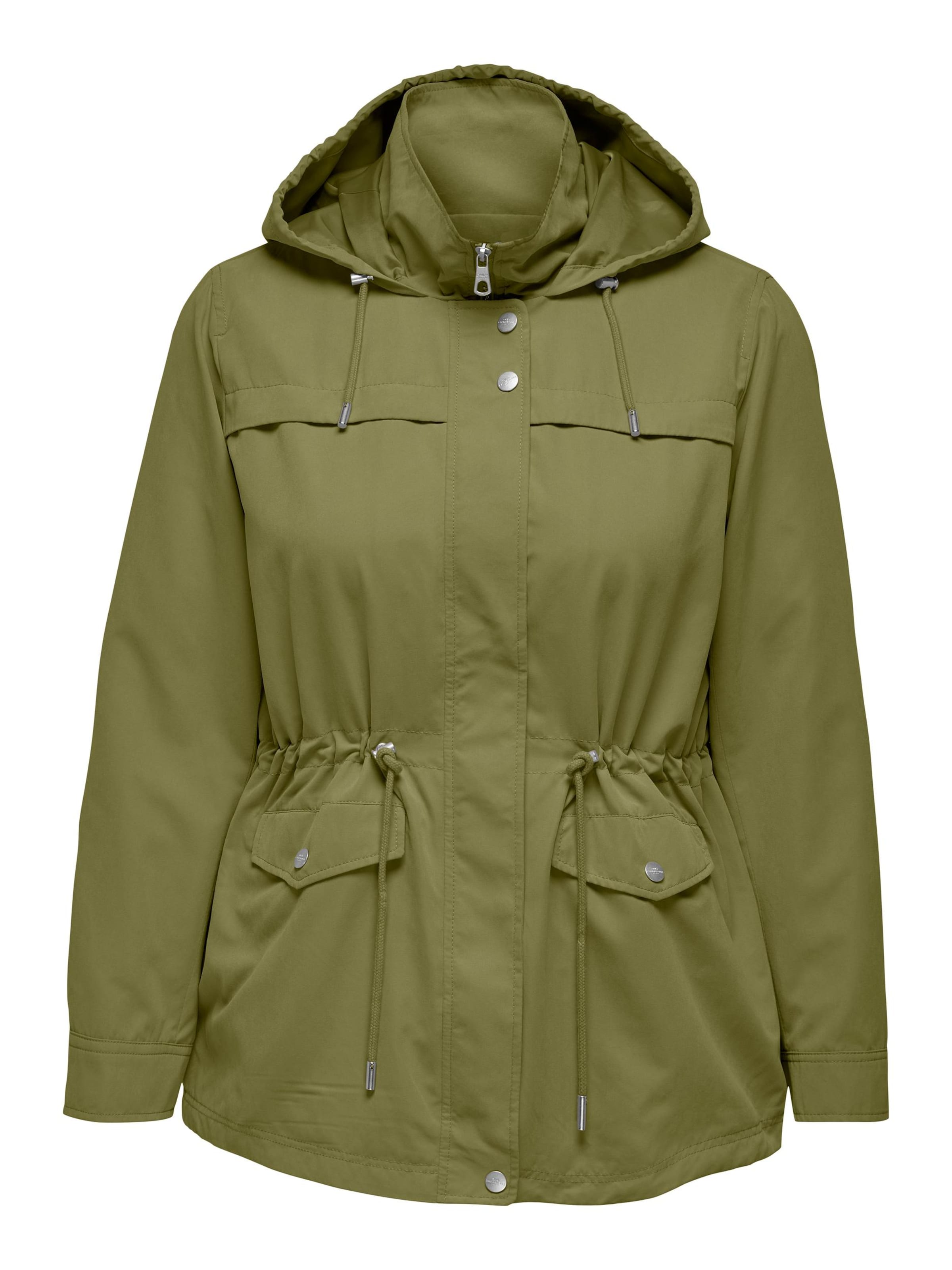 Parka mi-saison 'CARNEWSTARLINE SPRING' ONLY Carmakoma en vert : devant