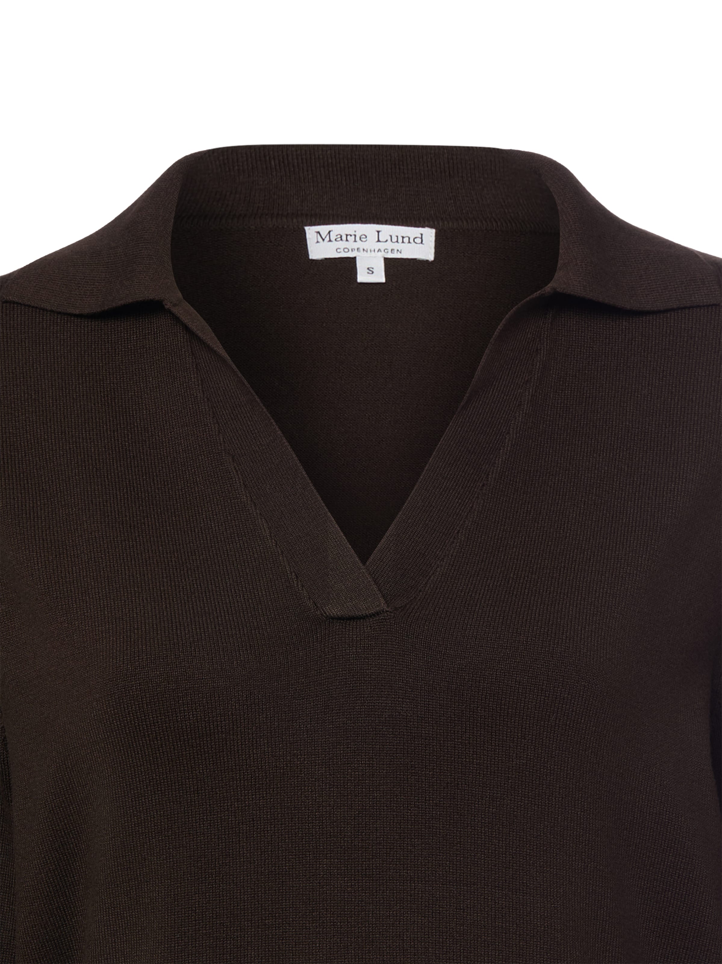 Pull-over Marie Lund en marron