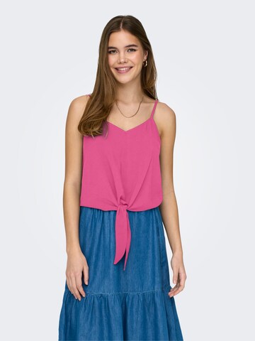 Camicia da donna 'ONLNova' di ONLY in rosa: frontale