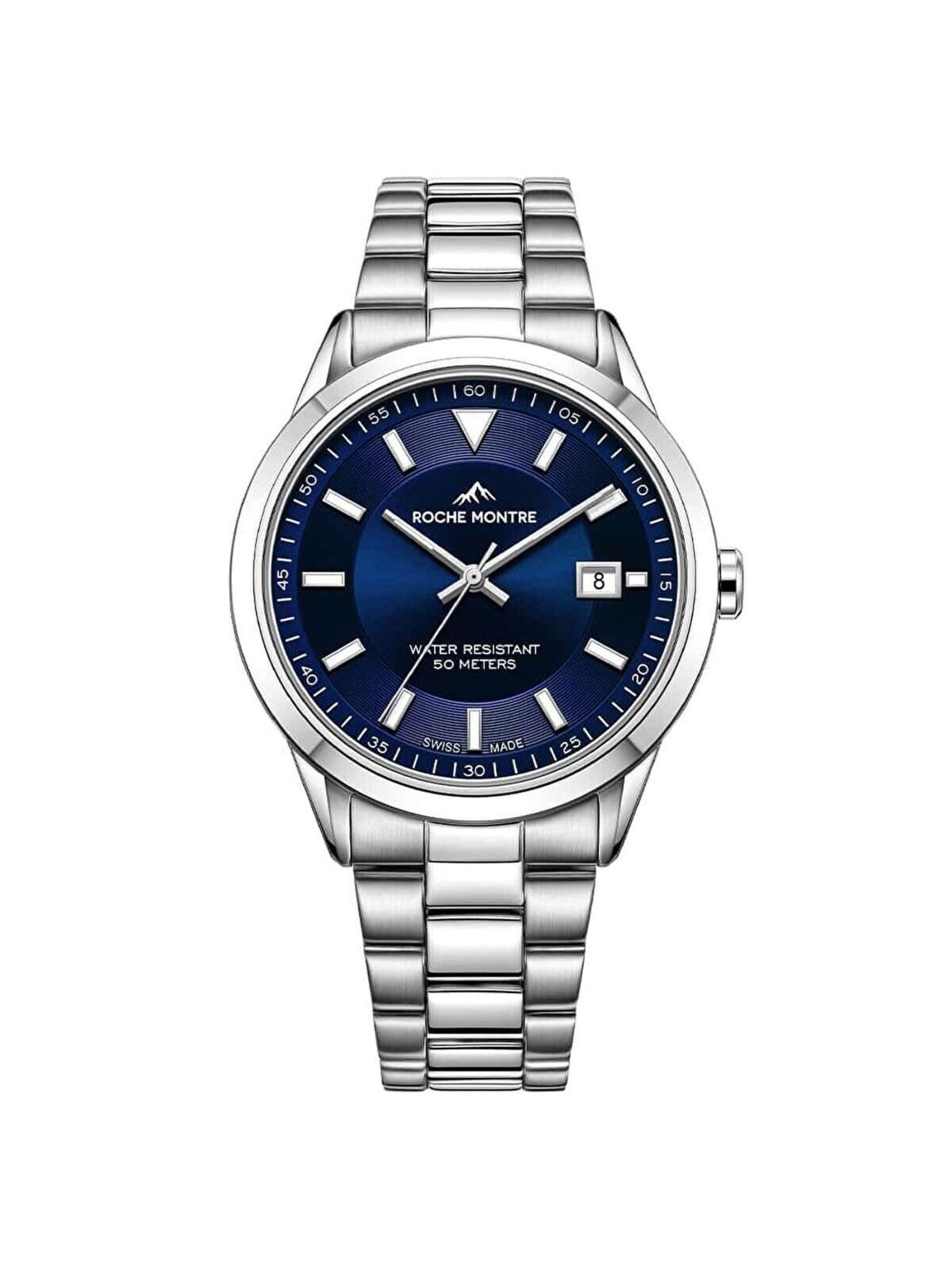 Roche Montre Analog watch 'RMG6007-03' in Silver: front