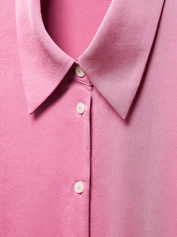 MANGO Bluzka 'Ideale' w kolorze różowy