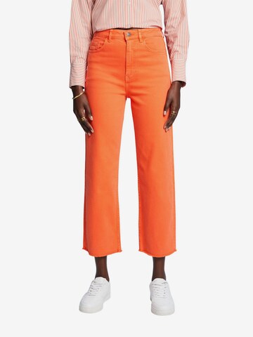 Loosefit Pantalon ESPRIT en orange : devant