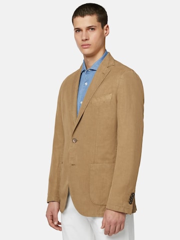 Boggi Milano Regular fit Suit Jacket in Brown: front
