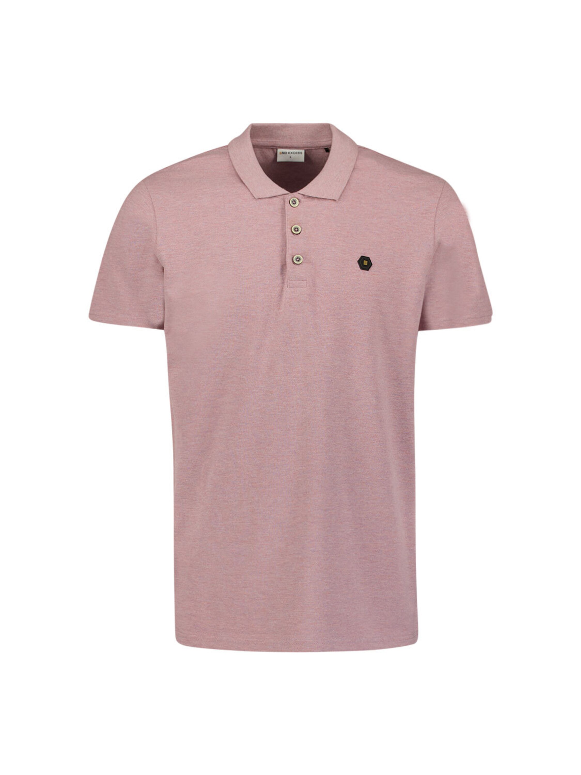 No Excess Poloshirt in Lila: Vorderseite
