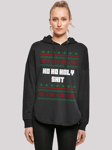 F4NT4STIC Sweatshirt 'Ho Ho Holy' in Schwarz: Vorderseite