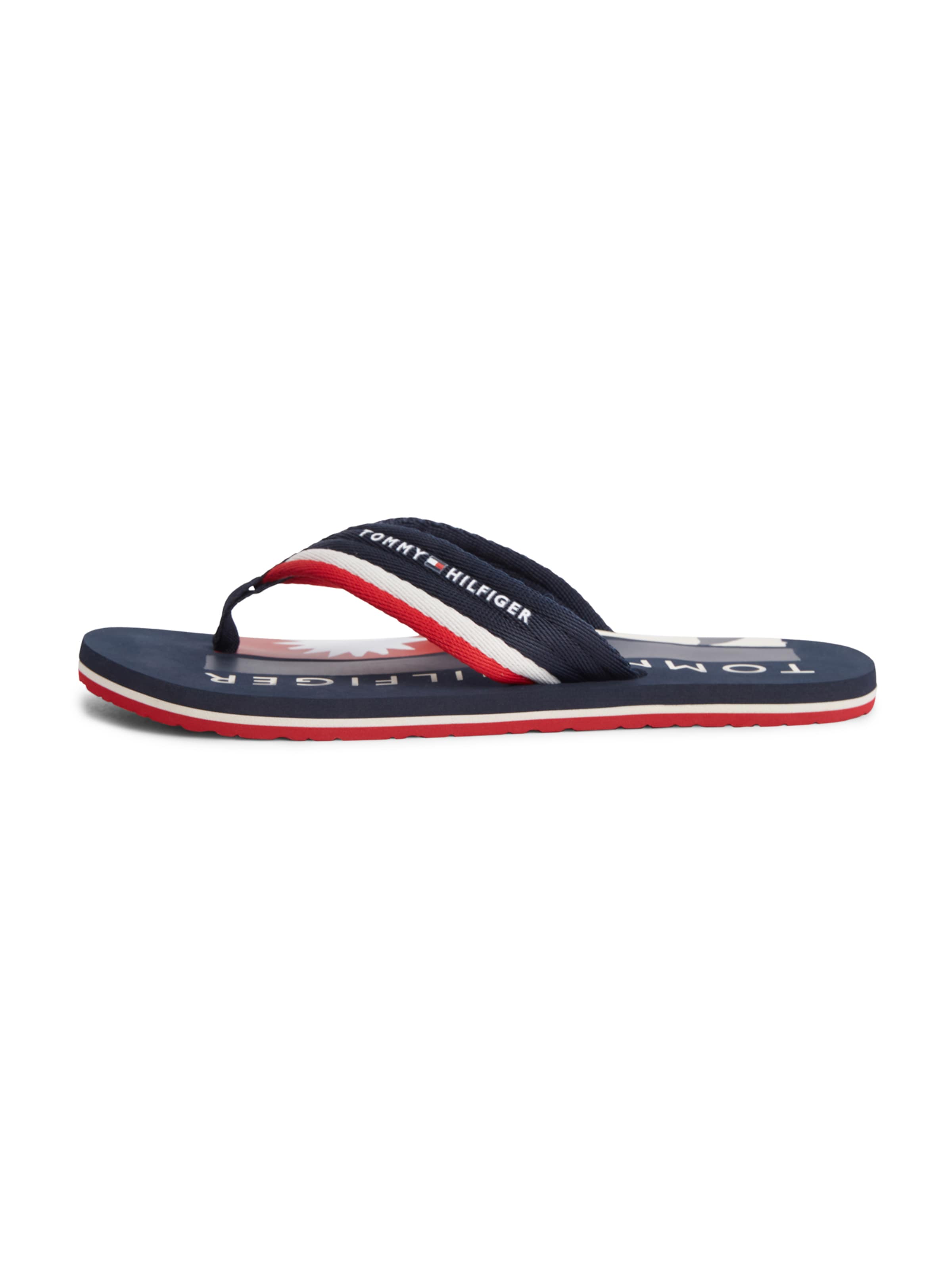 Flip-flops de la TOMMY HILFIGER pe albastru: față