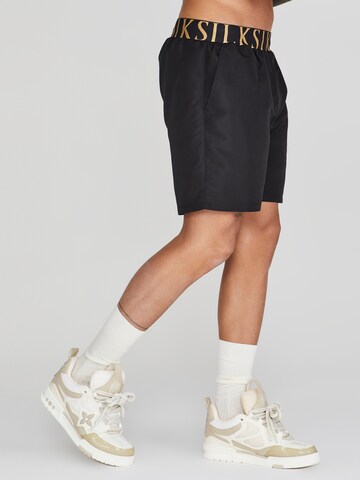 SikSilk Badeshorts in Schwarz