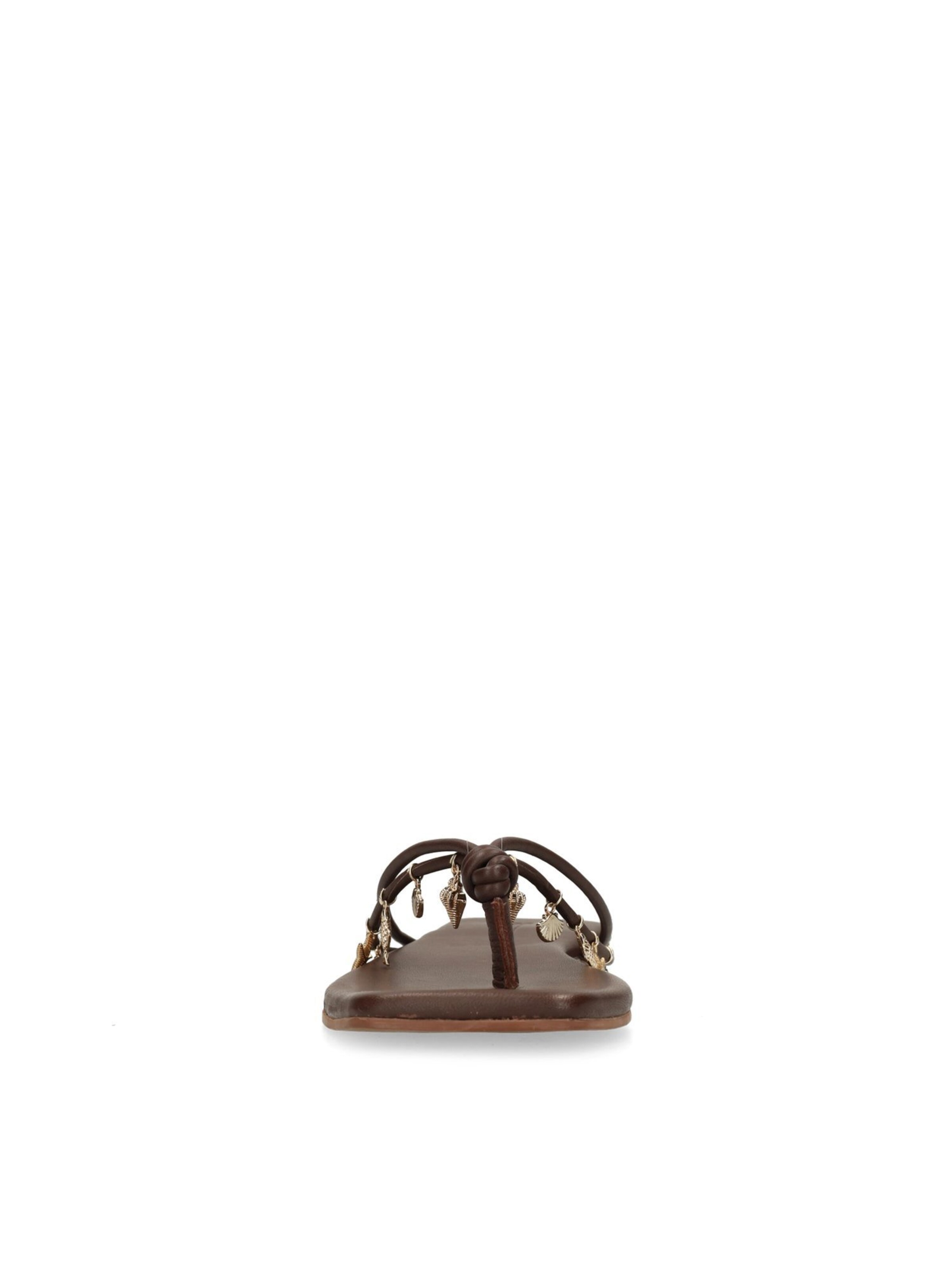 Tongs SACHA en marron