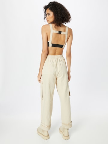 ABOUT YOU x INNA Loosefit Cargohose 'Mia' in Beige