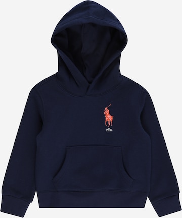 Sweat Polo Ralph Lauren en bleu : devant