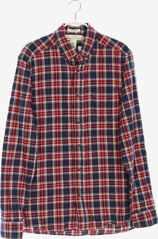 H&M Button Up Shirt in S in Red: front