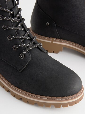 Next Lace-Up Ankle Boots 'Forever Comfort®' in Black