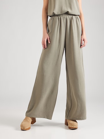 VERO MODA Wide leg Pants 'ALVA' in Grey: front