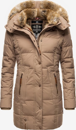 MARIKOO Manteau d’hiver en marron / taupe, Vue avec produit