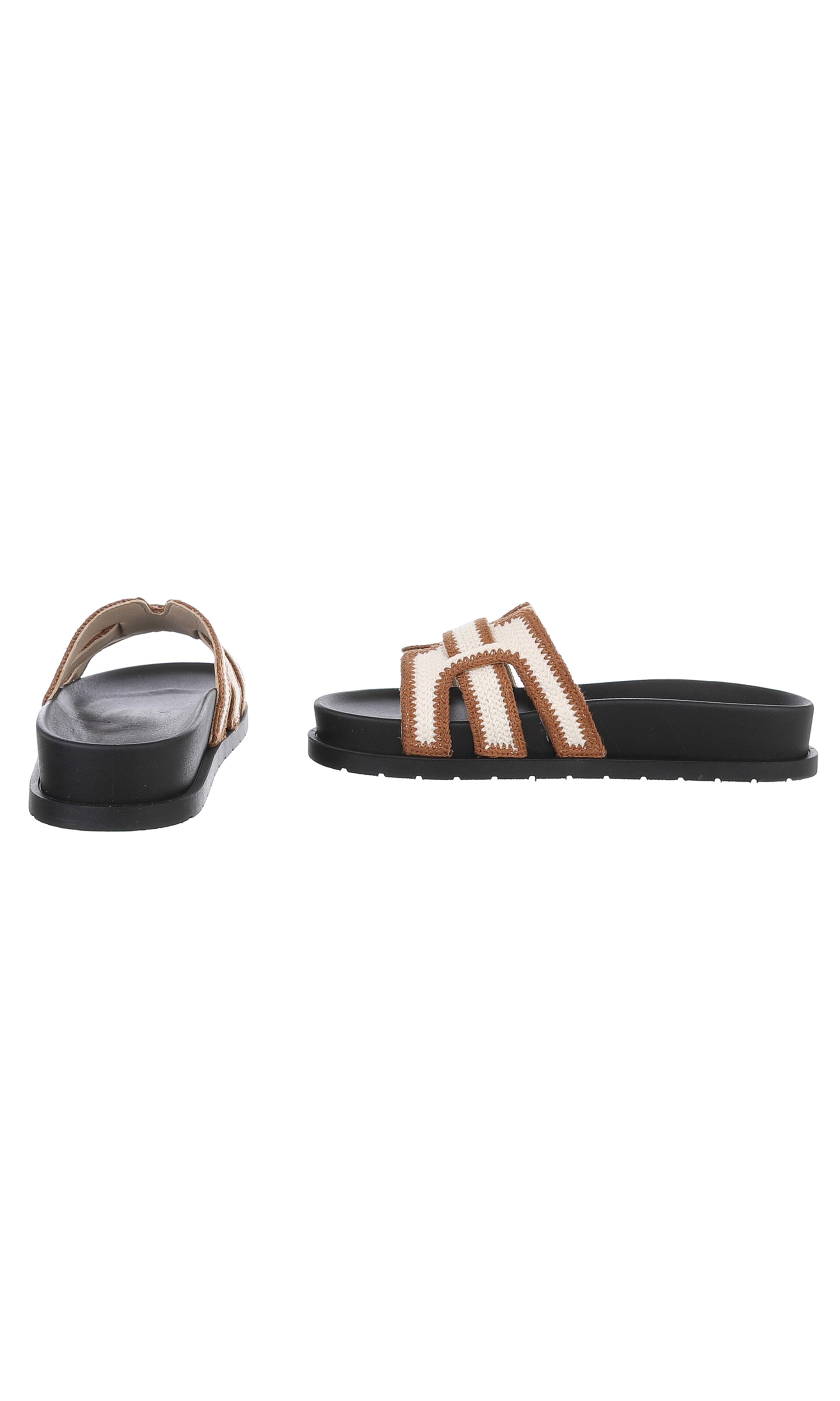 Ital-Design Pantolette in Beige