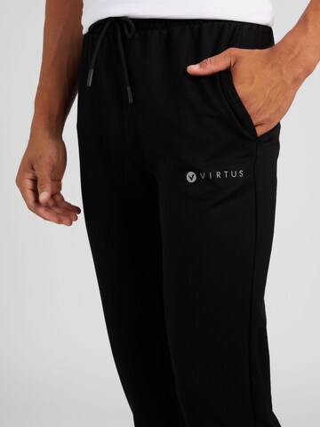 Effilé Pantalon de sport 'Streat' Virtus en noir