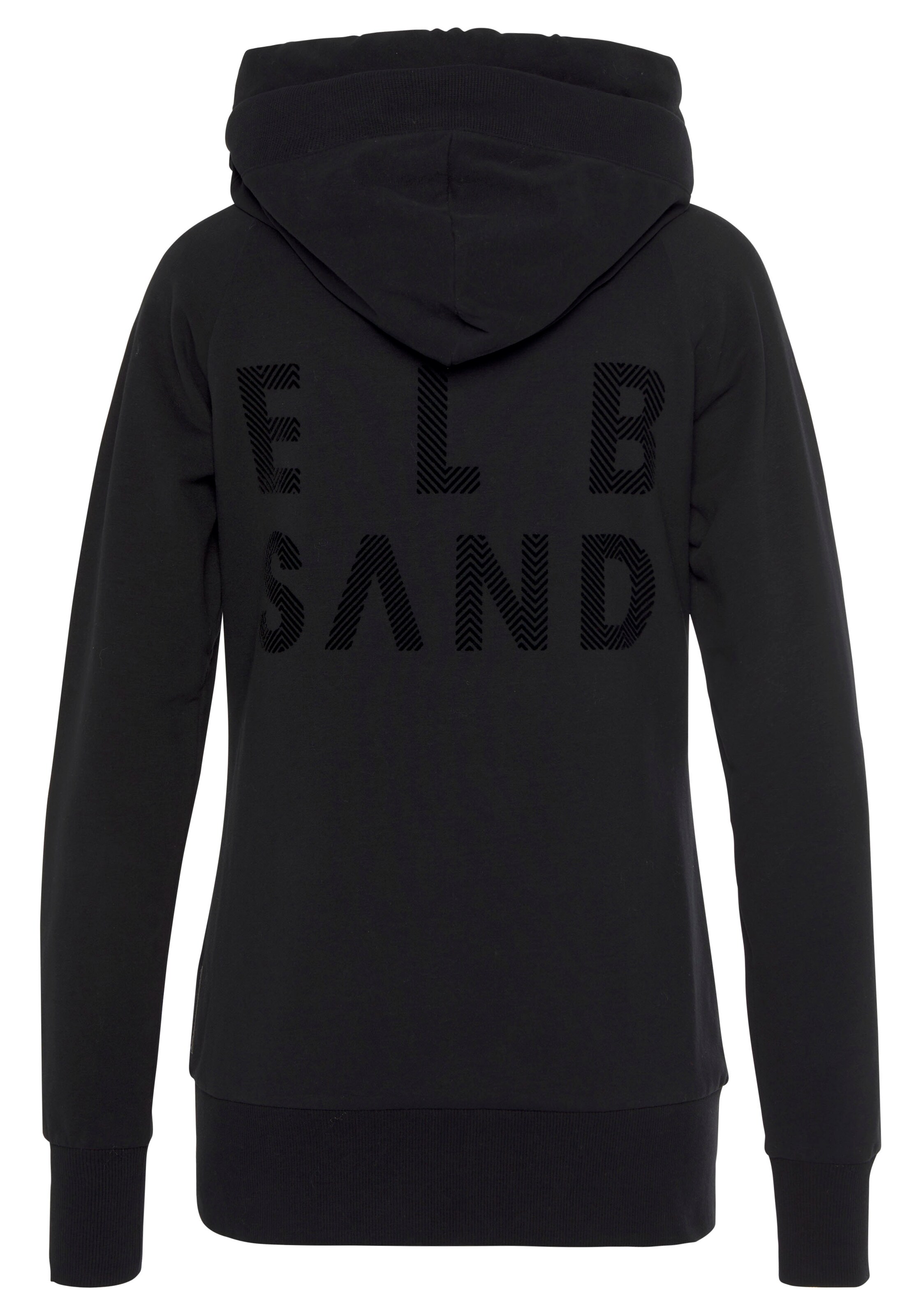 Elbsand Sweat jacket in Black